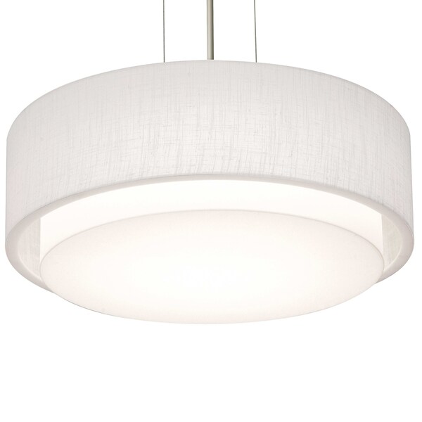 Afx Sanibel 16'' Pendant - Linen White Shade SAP1614MBSN-LW - main